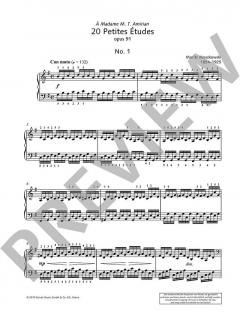 20 Petites Études op. 91 von Moritz Moszkowski (Download) 