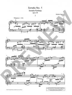 Sonata No. 1 op. 39 von Nikolai Kapustin (Download) 