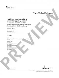 Missa Argentina von Alwin Michael Schronen (Download) 