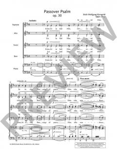 Passover Psalm op. 30 von Erich Wolfgang Korngold (Download) 