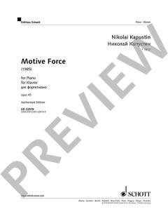 Motive Force op. 45 von Nikolai Kapustin 