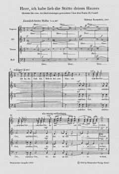 Bornefeld: Zwei Psalm-Motetten (Helmut Bornefeld) 