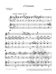 6 Conciertos de dos Organos obligados Band 2 von Antonio Soler (Download) 