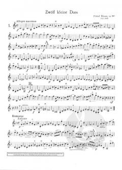 12 kleine Duos op. 38 Band 1 von Jacques-Féréol Mazas (Download) 