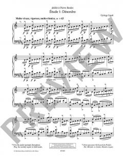 Études pour piano Vol. 1 von György Ligety (Download) 