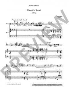 Blues for Benny von Eduard Pütz (Download) 