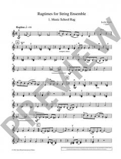 Ragtimes for String Ensemble von Leslie Searle (Download) 