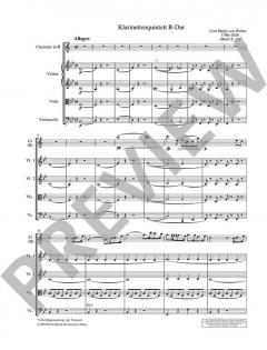 Quintett B-Dur op. 34 JV 182; WeV P.11 von Carl Maria von Weber (Download) 