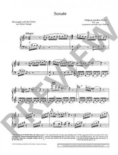 Sonate C-Dur KV 279 von Wolfgang Amadeus Mozart (Download) 