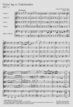 Christ lag in Todes Banden von Johann Sebastian Bach (Download) 
