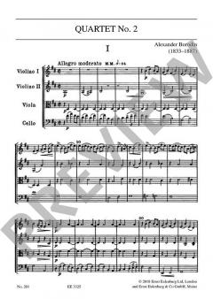 Streichquartett Nr. 2 D-Dur von Alexander Borodin im Alle Noten Shop kaufen