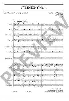 Symphonie Nr. 4 B-Dur op. 60 von Ludwig van Beethoven 