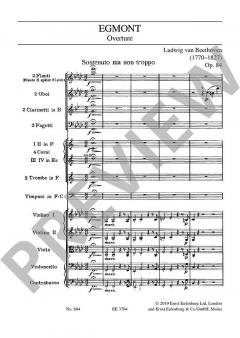 Egmont-Ouvertüre op. 84 von Ludwig van Beethoven 
