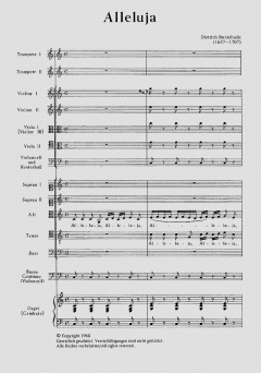 Alleluja von Dietrich Buxtehude (Download) 