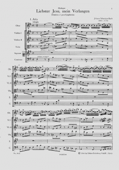 Liebster Jesu, mein Verlangen BWV 32 von Johann Sebastian Bach (Download) 