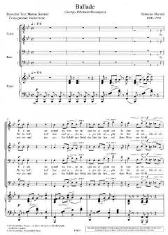 Ballade von Bohuslav Martinu 