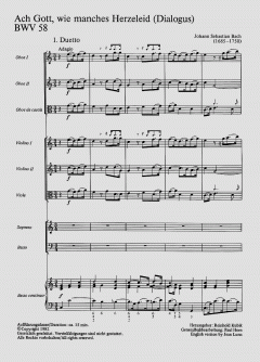 Ach Gott, wie manches Herzeleid von Johann Sebastian Bach (Download) 