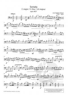 Sonata C-Dur op. 40/1 von Jean-Baptiste Bréval (Download) 