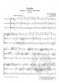Sonata e-Moll op. 38/1 von Bernhard Romberg (Download) 