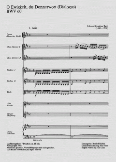 O Ewigkeit, du Donnerwort (II) (J.S. Bach) 