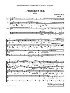 Tröstet mein Volk op. 114 von Kurt Hessenberg (Download) 