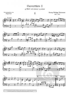 6 Ouvertüren von Georg Philipp Telemann (Download) 