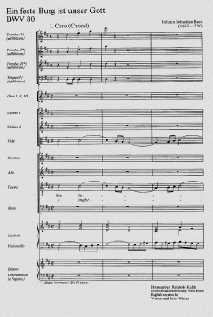 Ein feste Burg ist unser Gott von Johann Sebastian Bach (Download) 