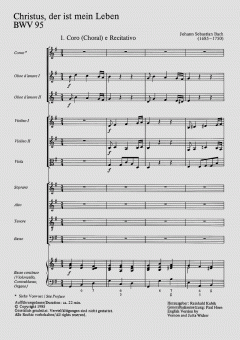 Christus, der ist mein Leben von Johann Sebastian Bach (Download) 