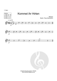 Kommet ihr Hirten 