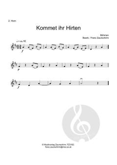 Kommet ihr Hirten 