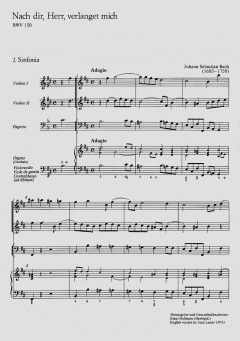 Nach dir, Herr, verlanget mich von Johann Sebastian Bach (Download) 