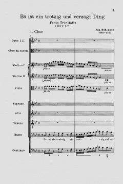 Es ist ein trotzig und verzagt Ding (J.S. Bach) 