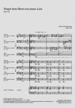 Singet dem Herrn ein neues Lied BWV 225 (J.S. Bach) 