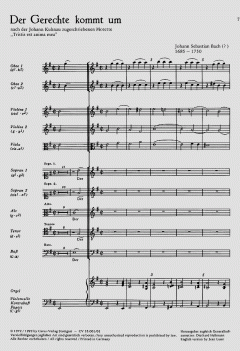 Der Gerechte kommt um (Johann Kuhnau) 