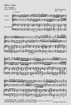 Salve Jesu, patris gnate unigenite von Dietrich Buxtehude (Download) 
