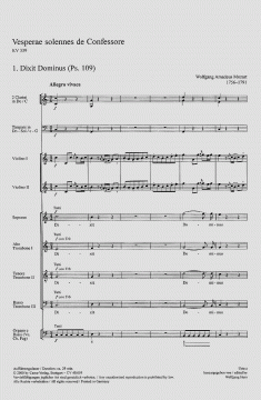 Vesperae solennes de Confessore KV339 (W.A. Mozart) 