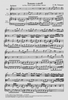 Sonata in c-Moll TWV42:c6 (Georg Philipp Telemann) 