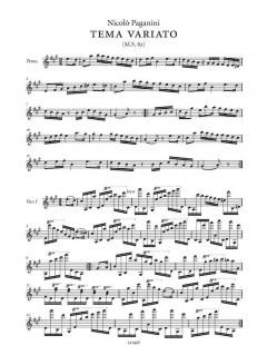 Tema variato M.S. 82 von Niccolò Paganini 