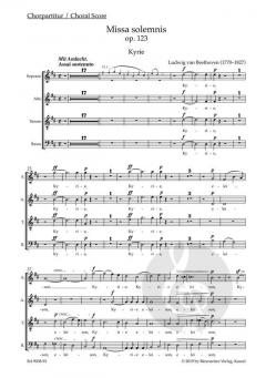 Missa solemnis op. 123 von Ludwig van Beethoven 