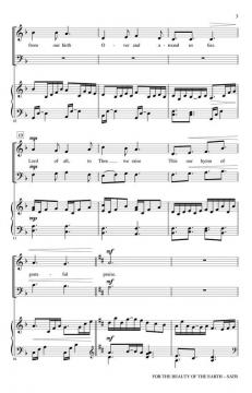 For the Beauty of the Earth von Conrad Kocher (Download) 