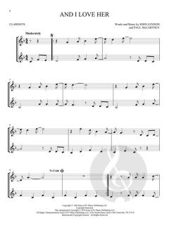 The Beatles for 2 Clarinets 