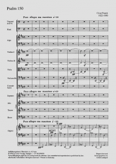 Psalm 150 von César Franck (Download) 