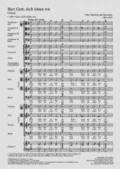 Herr Gott, dich loben wir (Felix Mendelssohn Bartholdy) 