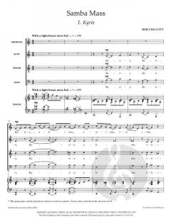 Samba Mass von Bob Chilcott 