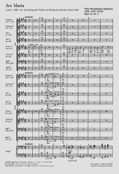 Ave Maria op. 23 (Felix Mendelssohn Bartholdy) 