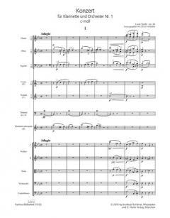Klarinettenkonzert Nr. 1 c-moll op. 26 von Louis Spohr 