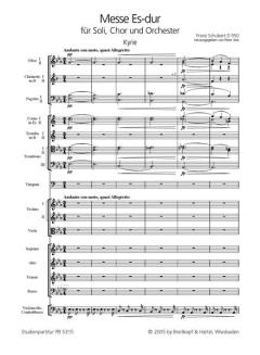Messe Es-dur D 950 von Franz Schubert 