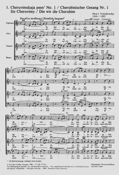Neun liturgische Chöre (Pjotr Iljitsch Tschaikowski) 