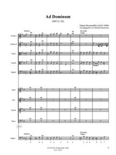 Ad Dominum com tribularer von Johann Rosenmüller 