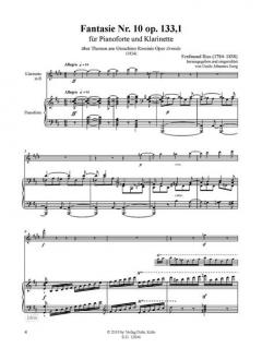 Fantasie Nr. 10 op. 133,1 von Ferdinand Ries 